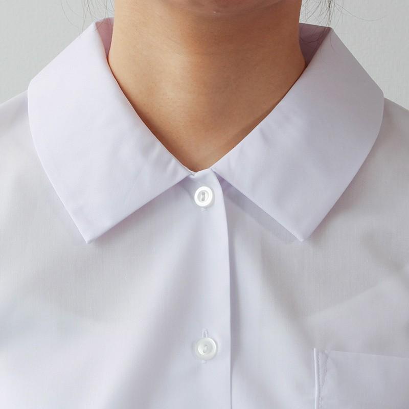 在庫限り】売り尽くし 中学生 高校生 制服 ベタ衿 角衿 半袖 ブラウス