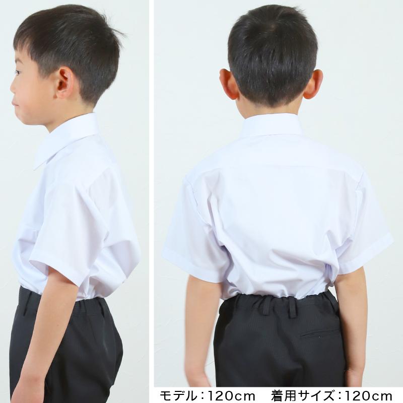 スクールシャツ 半袖 男子 カッターシャツ 3枚セット 110cmA〜180cmB (B体 学生服 ワイシャツ 中学生 高校生 男の子 形態安定) (送料無料)｜schoolog｜06