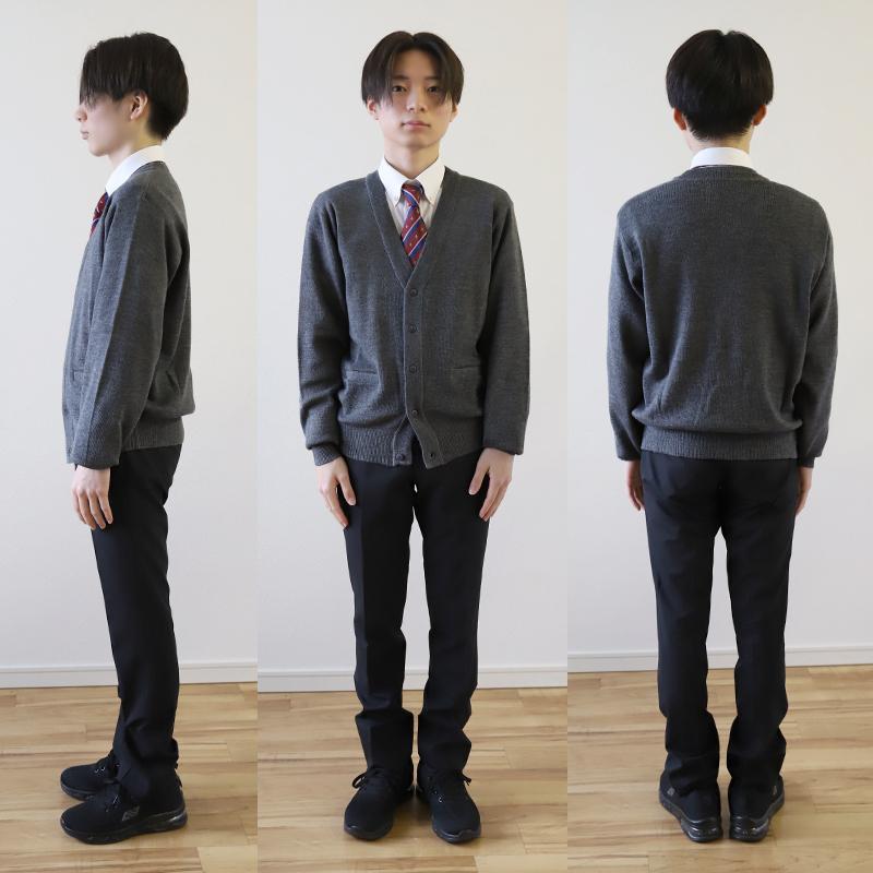 スクール カーディガン 男子 秋冬 ウール混 Vネック S 3l 制服 ニット 高校生 中学生 暖かい 学生 メンズ 学校 無地 大きいサイズ S M L Ll 3l Scl117 スクログ 通販 Yahoo ショッピング