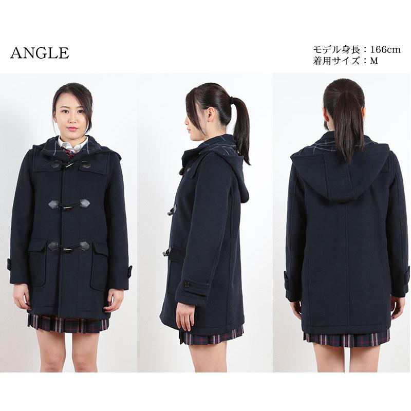 男女兼用ダッフルコート M〜LL (you:th ダッフルコート スクールコート 学生 通学 男女兼用 unisex 秋冬用 フード付き) (送料無料) (取寄せ) | ブランド登録なし | 02