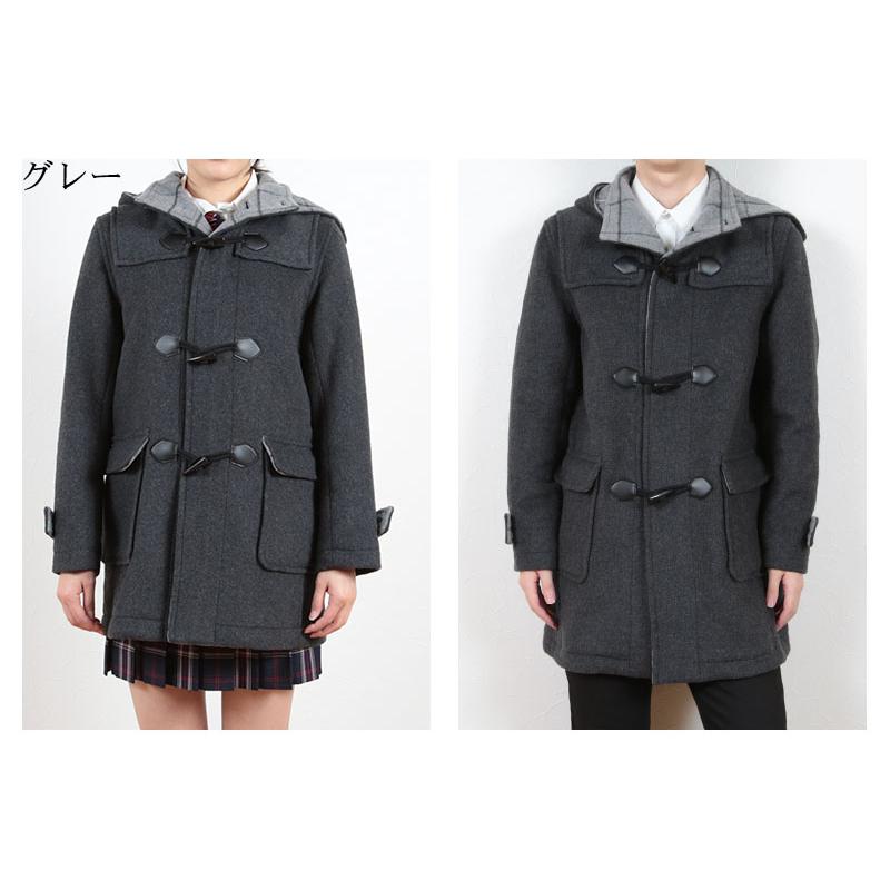 男女兼用ダッフルコート M〜LL (you:th ダッフルコート スクールコート 学生 通学 男女兼用 unisex 秋冬用 フード付き) (送料無料) (取寄せ) | ブランド登録なし | 05