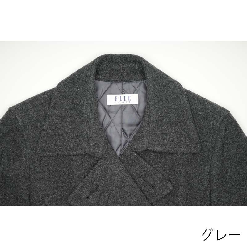 ELLE ECOLE（エル エコール）ピーコート スクールコート 女子