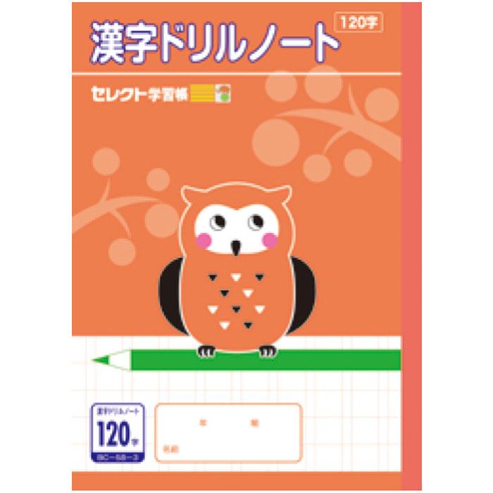 文運堂 【 漢字 】【 B5判 】【 漢字 120字】文運堂 セレクト学習帳