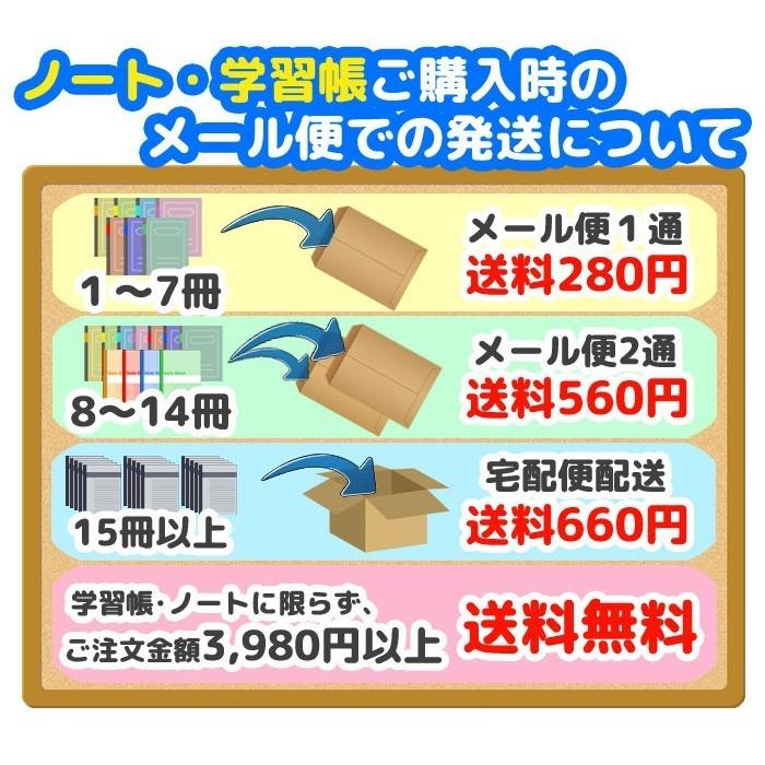 【 自主学習 】【 B5判 】【 5mm方眼 中心リーダー入 】ショウワノート ジャポニカフレンド学習帳 ほうがんノート 5mm方眼罫・中心リーダー入JFL-82｜schooltown｜03