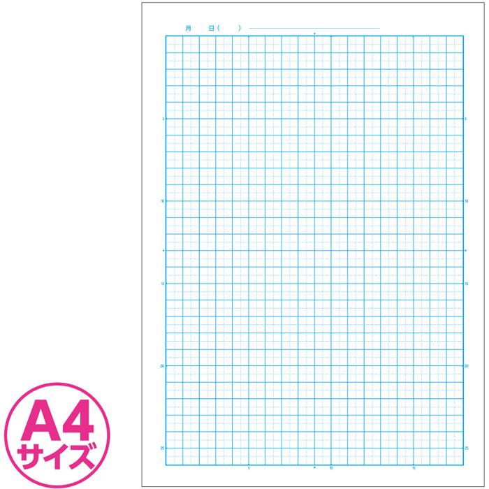 KYOKUTO 【 全教科 】【 A4判 5mm方眼 中心リーダー入 】カレッジ