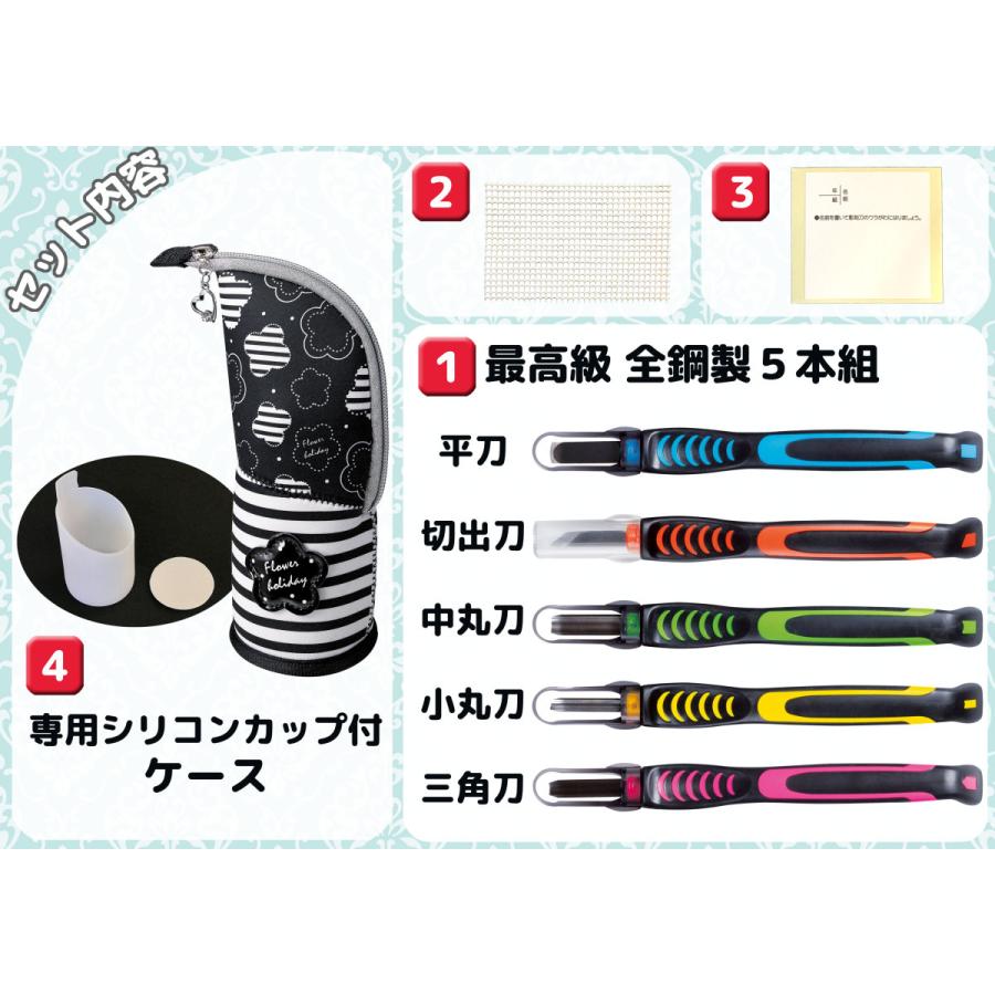 スタンドタイプ彫刻刀セット ブルーム 立ったまま使える新ケース シンプルで小学生から大人まで使える彫刻刀 小学校 女の子に人気 Tyosbm00se スクールtown 通販 Yahoo ショッピング