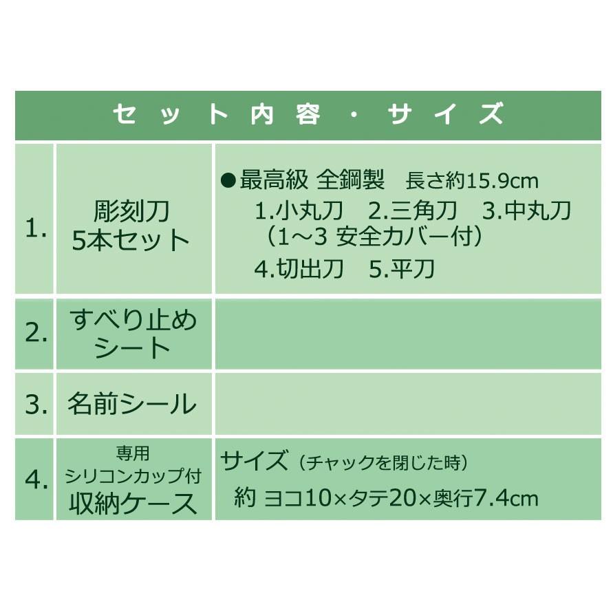 スタンドタイプ彫刻刀セット ブルーム 立ったまま使える新ケース！シンプルで小学生から大人まで使える彫刻刀 小学校　女の子に人気｜schooltown｜03