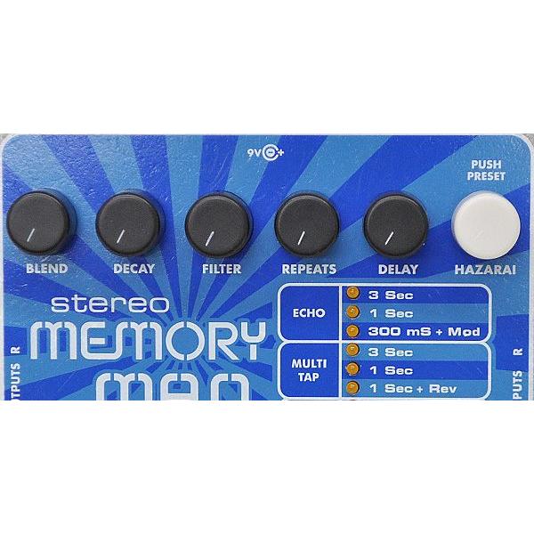 ELECTRO-HARMONIX（エレクトロハーモニックス） ディレイ STEREO MEMORY MAN WITH HAZARAI｜scien-store｜03