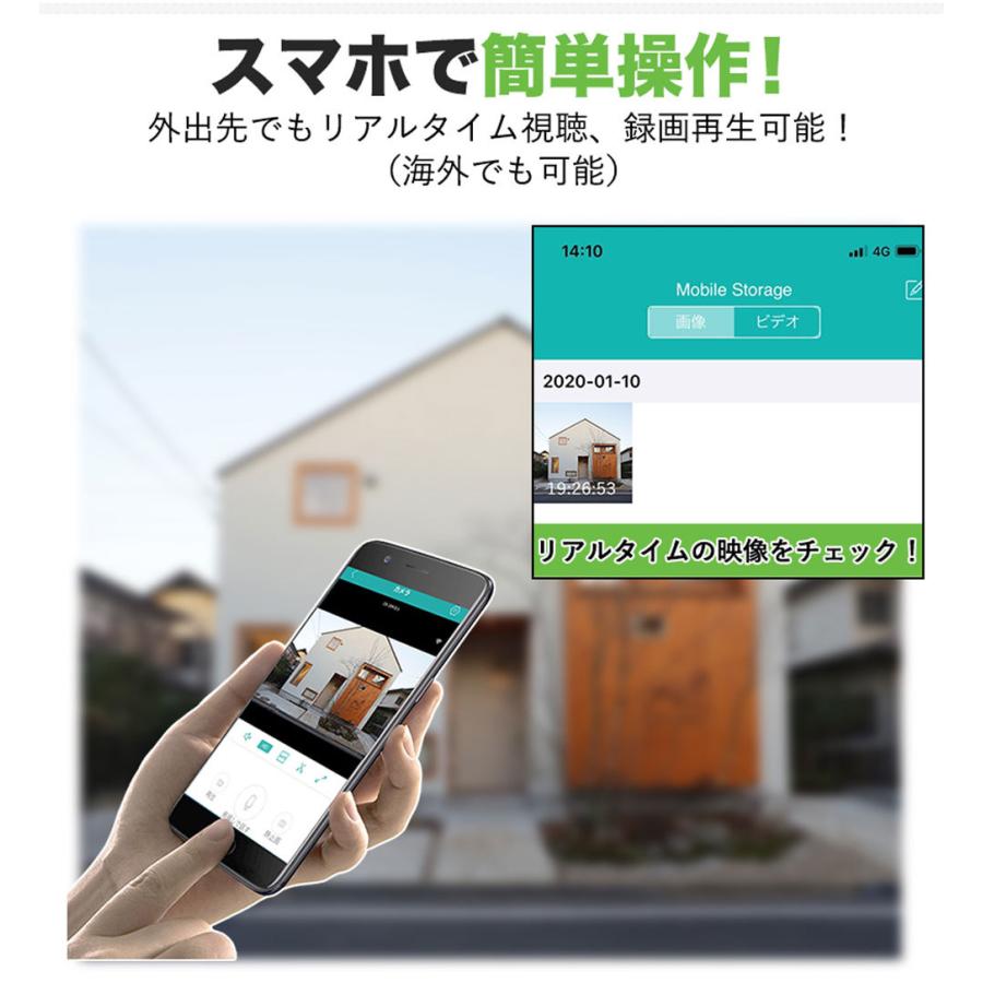 防犯カメラ ドーム型 首振り ズーム 屋外屋内 耐衝撃 遠隔監視 夜間対応 スマホ 無線 ワイヤレス 監視カメラ ネットワークカメラ 家庭用 工事不要 Gb2 Gb 2 スィラエス無線 通販 Yahoo ショッピング
