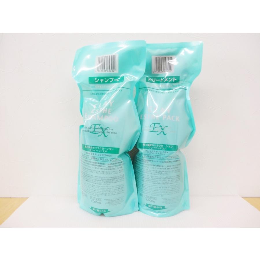 モルトベーネ クレイエステ EX シャンプー 1000ml + パック