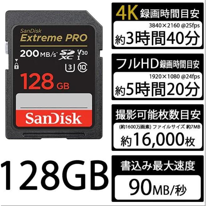 SanDisk Extreme PRO SDSDXXD-128G-JOJCP （128GB）ヨドバシカメラ限定モデル｜scm2022｜02