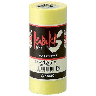 マスキングテープ カブキ18mm×18m 70巻包 : エスシーワン株式会社