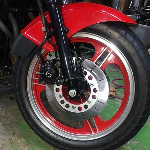 カワサキ750ターボ（750turbo）用フロントブレーキローター（サンスター製）