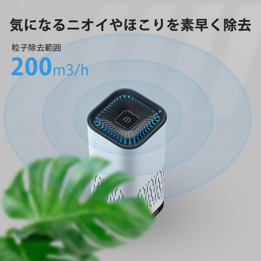 空気清浄機 車 USB 車用 車載 車内 小型 マイナスイオン 花粉 タバコ