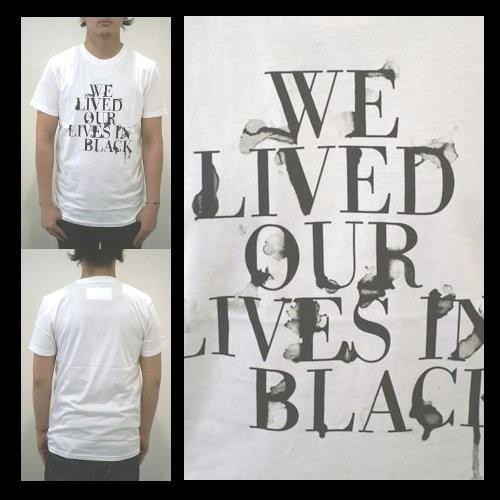 セール50%オフ　BLACK APPLE ブラックアップル LIVES IN BLACK TEE 半袖 Tシャツ｜scrape｜02