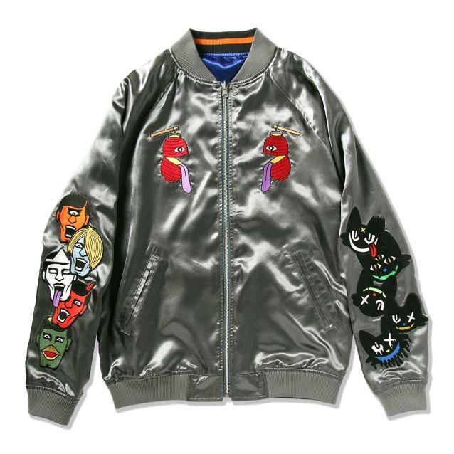 PUNK DRUNKERS くっきー　スカジャン Lサイズ PUNK DRUNKERS くっきー スカジャン Lサイズ パンクドランカーズxくっ