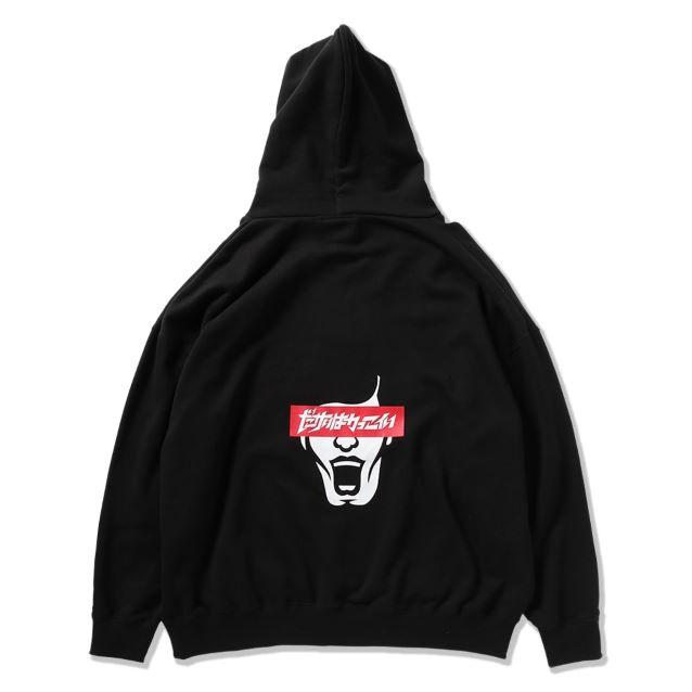 パンクドランカーズ　パーカー　BLACK XL PUNK DRUNKERS パンクドランカーズ ムカデ漢字ロゴBIGパーカ : Scrape