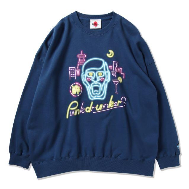PUNK DRUNKERS パンクドランカーズ ネオンアイツBIGトレーナー