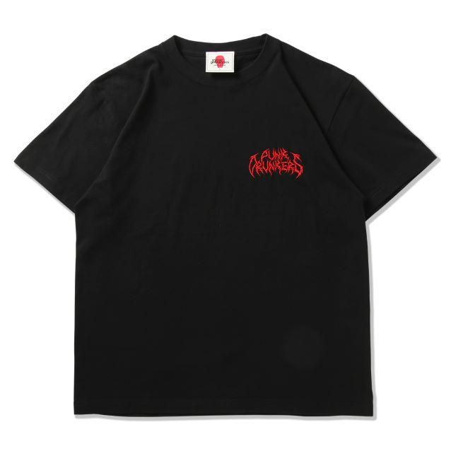 PUNK DRUNKERS パンクドランカーズ メタルロゴ刺繍TEE | 