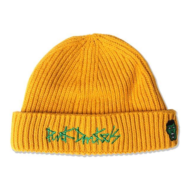 PUNK DRUNKERS パンクドランカーズ ペンで描いた様なロゴのニットCAP |  | 01