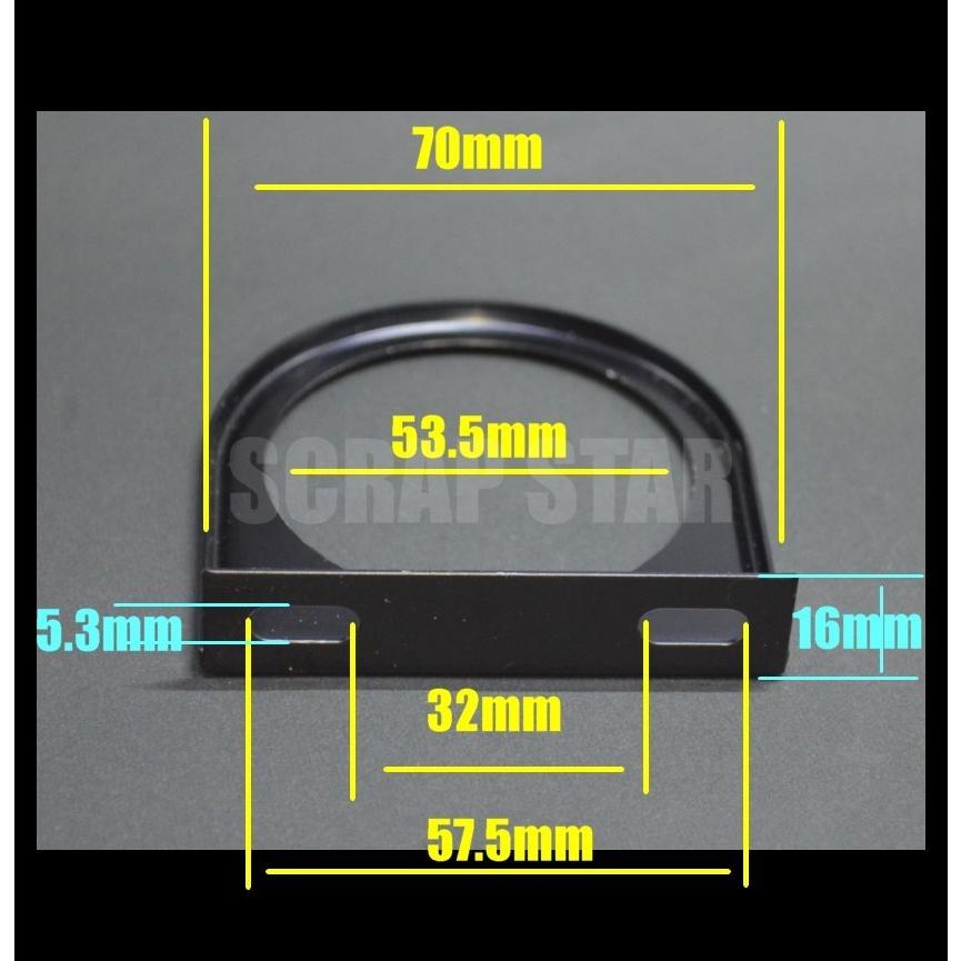 メーターパネル　1穴 黒　追加メーター用ステー　■52ｍｍメーター用　取付ステー　 |  | 03