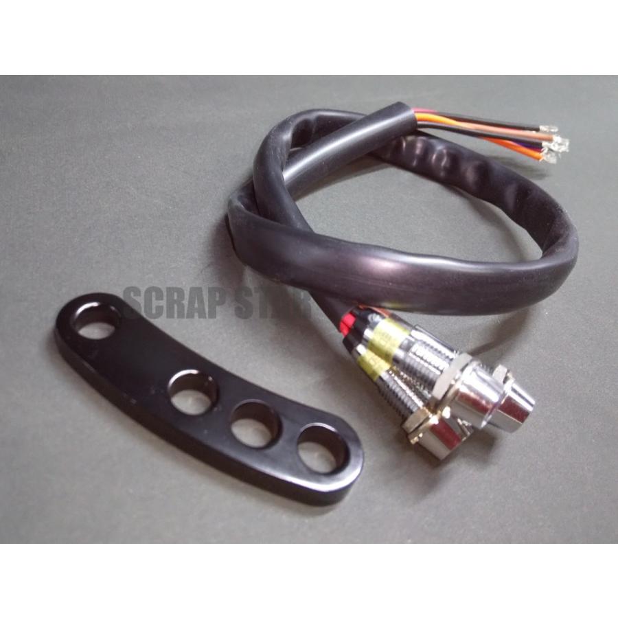 インジケーターキット LED 3連 汎用 ブラック : ScrapStar - 通販