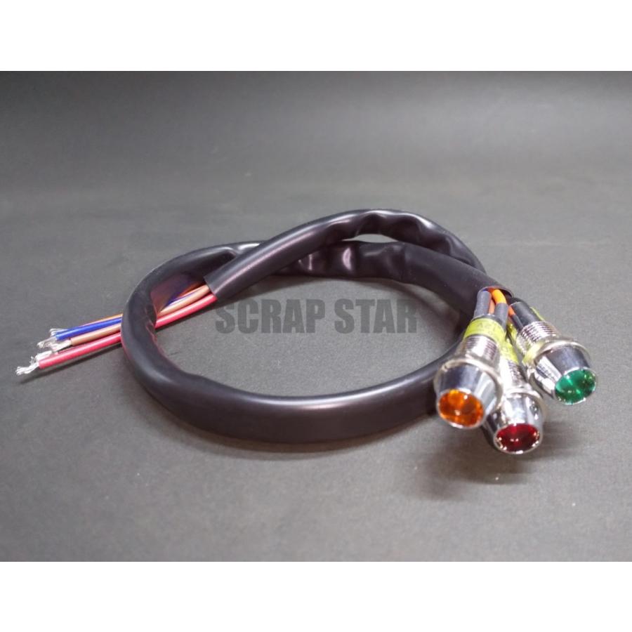 (K-G専用) ランプ3台セット インジケーターキット LED 3連 汎用 ブラック : ScrapStar - 通販