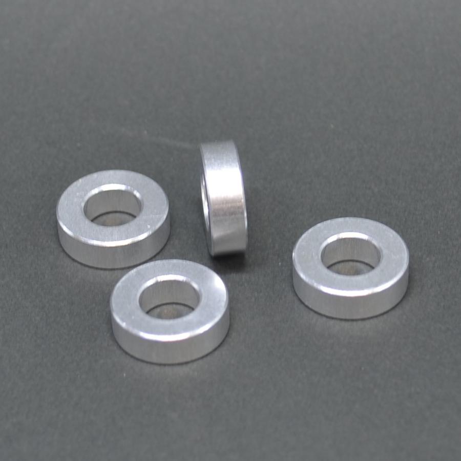 M8 内径8mm 汎用カラー5mm厚 アルミワッシャ 4個入り M8 内径8mm 汎用カラー5mm厚 アルミワッシャ 4個入り