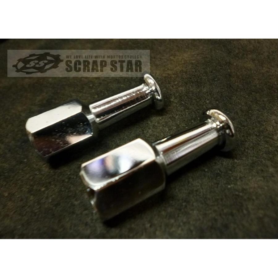 リヤサスナット 荷掛タイプ メッキ M10 P1.25 2個セット kijima 211
