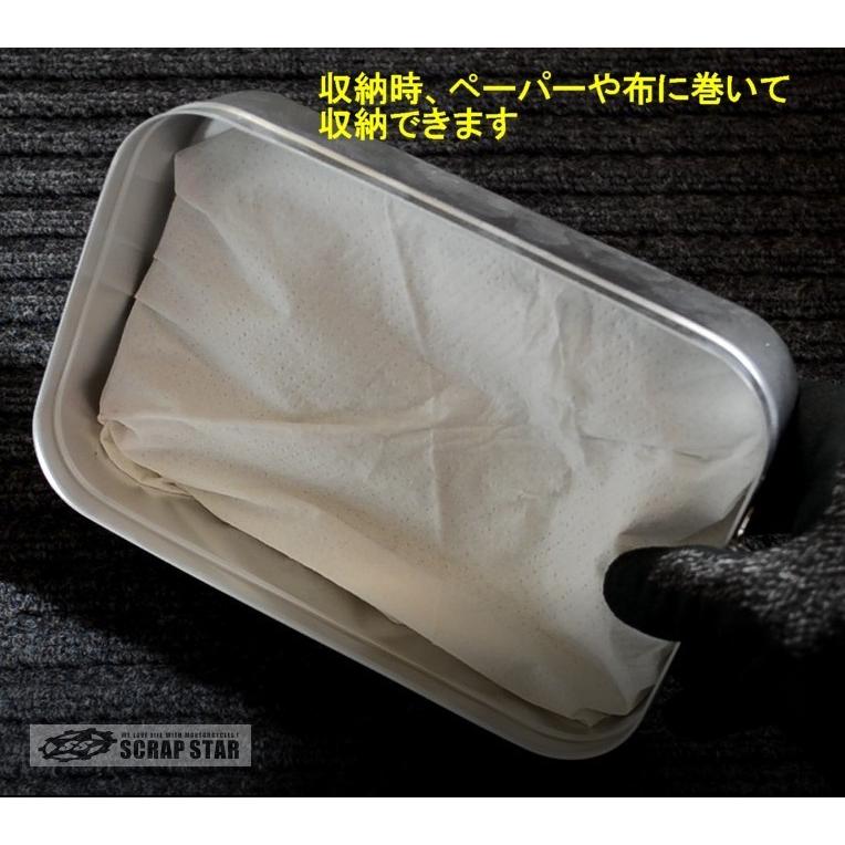 送料無料！　ラージメスティン用6ｍｍ厚鉄板　キャンプ　アウトドア　トランギア製メスティンサイズ 鉄板 |  | 06