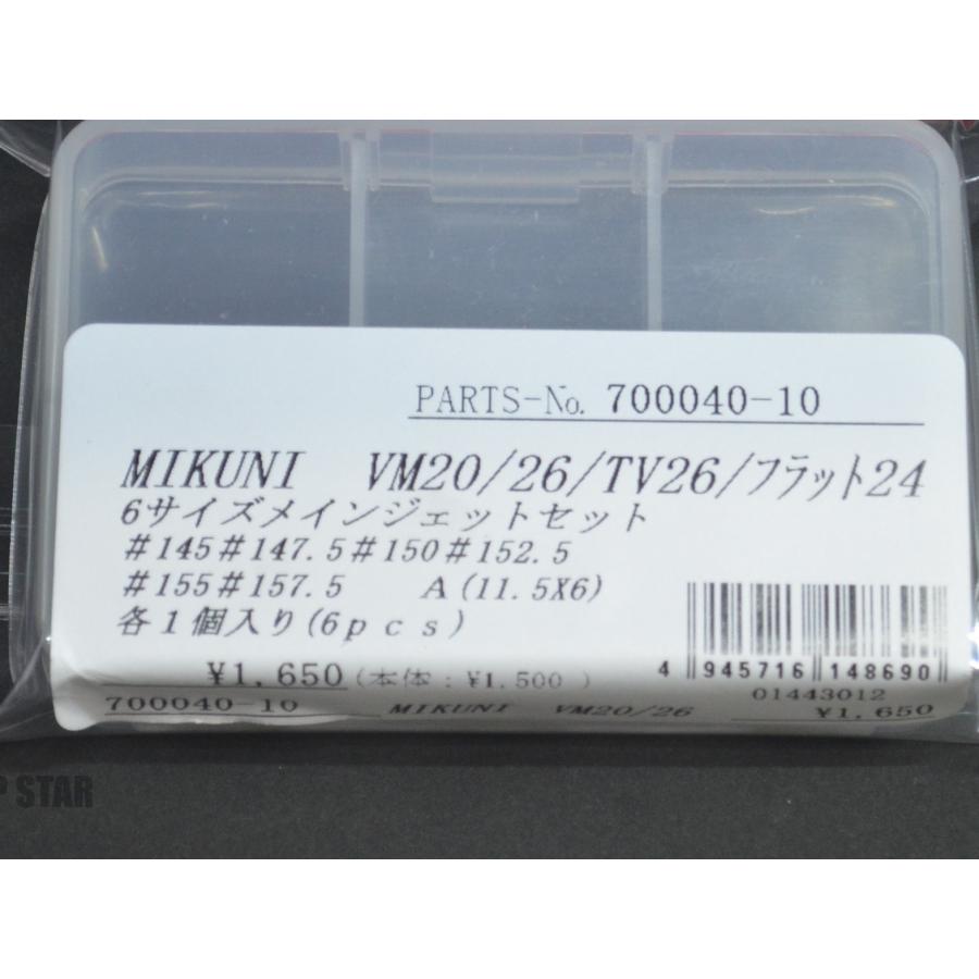 700040-10 POSH.F 6サイズメインジェットセット ポッシュフェイス