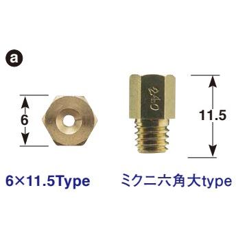 700040-10 POSH.F 6サイズメインジェットセット ポッシュフェイス