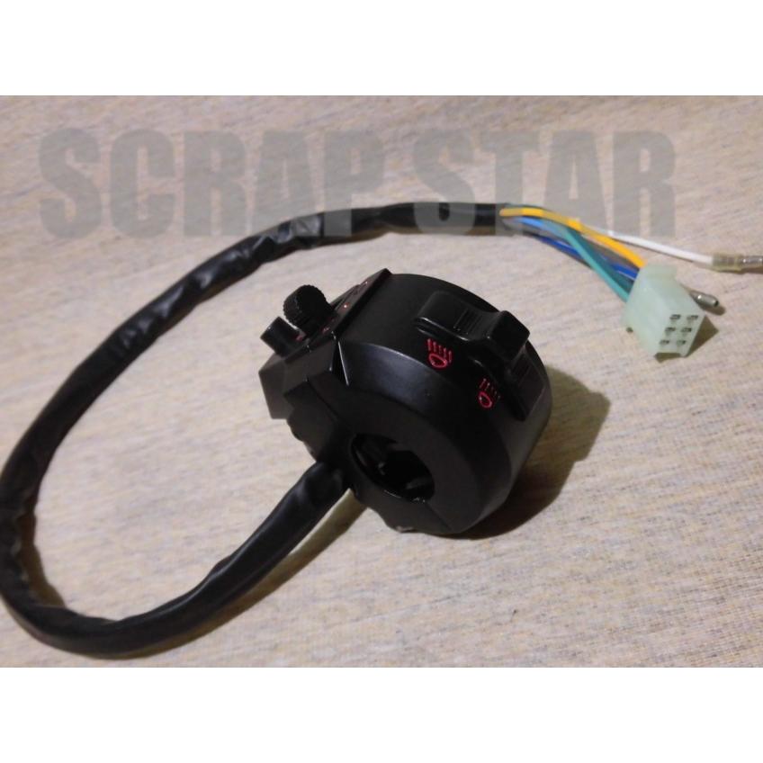 汎用　スリムタイプ　ハンドル左スイッチ（集合スイッチ）　ブラック |  | 02