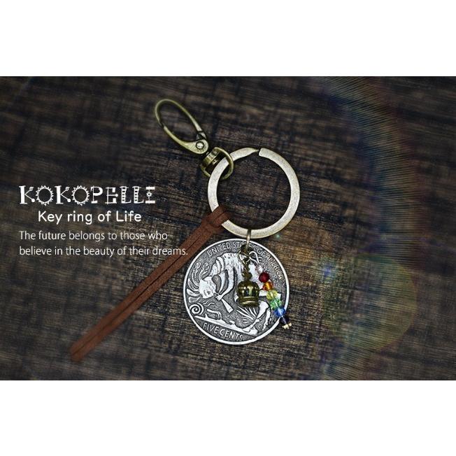 キーリングオブライフ -ココペリのメダル-【開運/金運/幸運/金運UP/開運グッズ/キーリング/ココペリ】願いを育て人生をランクアップ!!【金運 キーリング】 |  | 02