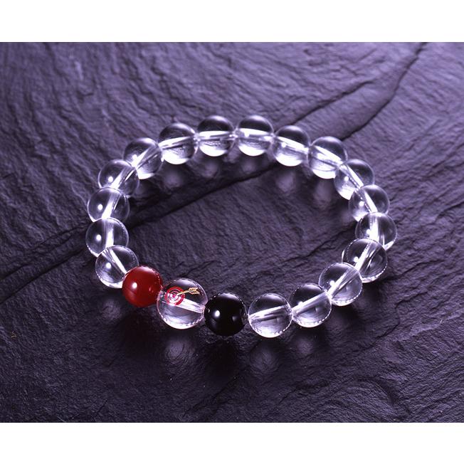 白水晶大当たりブレス　白水晶 赤メノウ オニキス パワーストーン ブレスレット 送料無料 メンズ レディース 効果 ハンドメイド 浄化 種類 意味 アクセサリー | 
