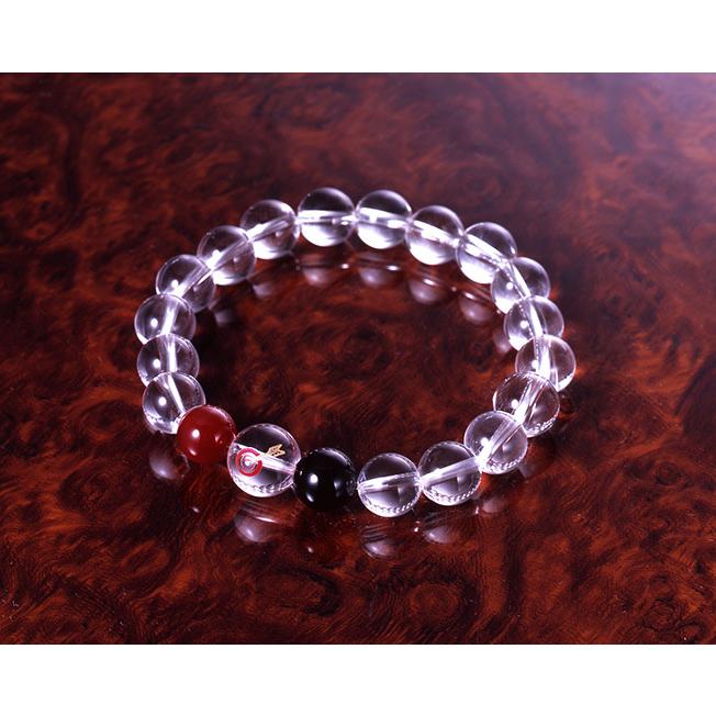 白水晶大当たりブレス　白水晶 赤メノウ オニキス パワーストーン ブレスレット 送料無料 メンズ レディース 効果 ハンドメイド 浄化 種類 意味 アクセサリー |  | 02