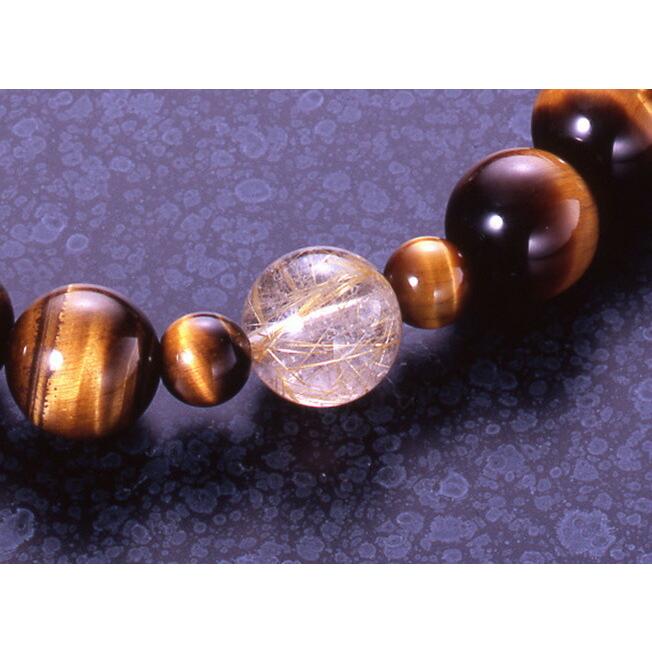 金針水晶 タイガーアイブレス　金針水晶 虎目石 パワーストーン ブレスレット 送料無料 メンズ レディース 効果 ハンドメイド 浄化 種類 意味 アクセサリー ル… |  | 02