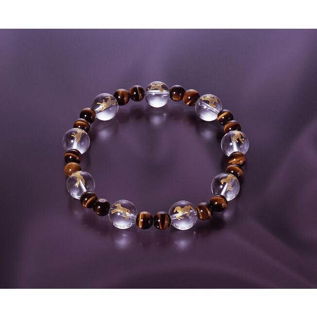 天翔・九頭馬ブレス トラメタイプ[BL_182] 白水晶 虎目石 浄化 種類 相性 運気 エネルギー スピリチュアル チャクラ 人気 波動 ジュエリー 防御 パワー クリス… |  | 01