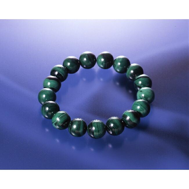 マラカイト幸運ブレス大粒12mm珠　マラカイト パワーストーン ブレスレット 送料無料 メンズ レディース 効果 ハンドメイド 浄化 種類 意味 アクセサリー | 