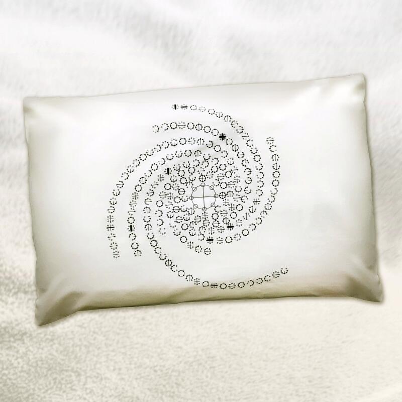 カタカムナ　枕カバー 約83cm×42.5cm 丸山修寛先生監修 カタカムナ クスリエ 薬絵 クスリ絵 綿100％ | 