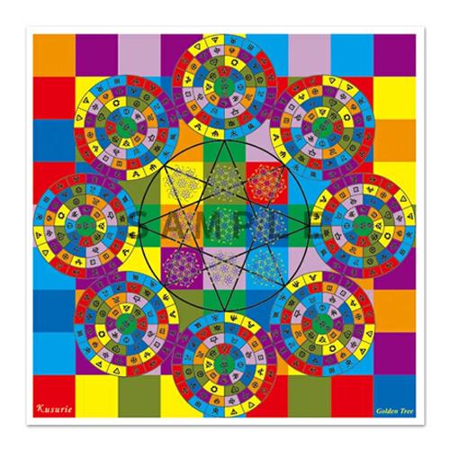 ハンカチ ゴールデンツリー 約52×52cm 丸山修寛先生監修 ハンカチ ゴールデンツリー 約52×52cm 丸山修寛先生監修