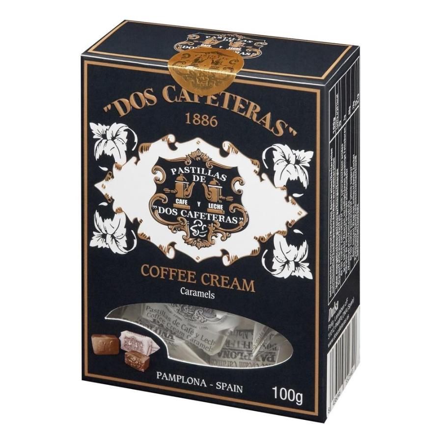 ミルクとコーヒーの味わいが程良いキャラメルです Dos Cafeteras ドスカフェテラス コーヒークリームキャラメル 100g 12個セット スイーツ お菓子 Www Capetowncafe Com