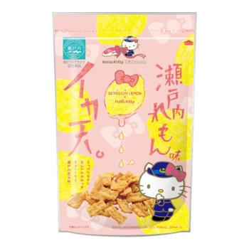 新型新入荷 まるか食品 キティイカ天瀬戸内れもん味 100g 10 4 スイーツ お菓子 車掌さん姿がかわいいパッケージの瀬戸内れもん味イカ天 セール価格 Gangwal Me