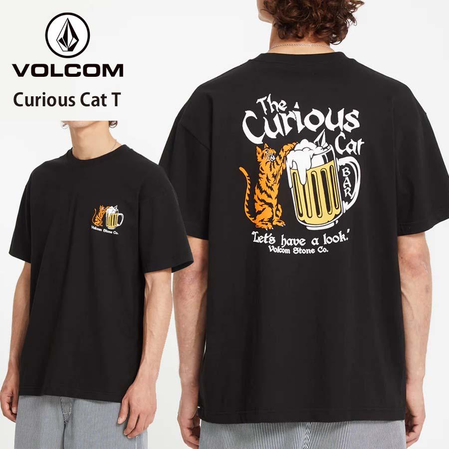 VOLCOM 正規品 ボルコム メンズ 半袖 Tシャツ A5212559 Curious Cat T