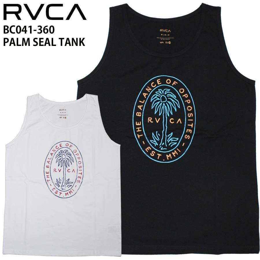 正規品 あすつく Rvca ルーカ メンズ タンクトップ 041 360 Palm Tank パームツリー タンク ノースリーブ トロピカル コットン 綿 おしゃれ サーフ ブランド 売れ筋商品