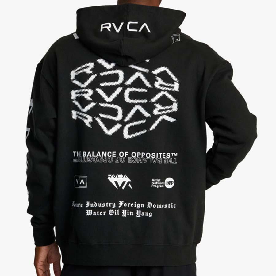 正規品 RVCA SPORTS ルーカ メンズ パーカー BD042-008 ALL BRAND SPORTS HOODIE スウェット スエット ロゴ BD042008 プルオーバー かぶり 大きめ USサイズ｜screamer｜06