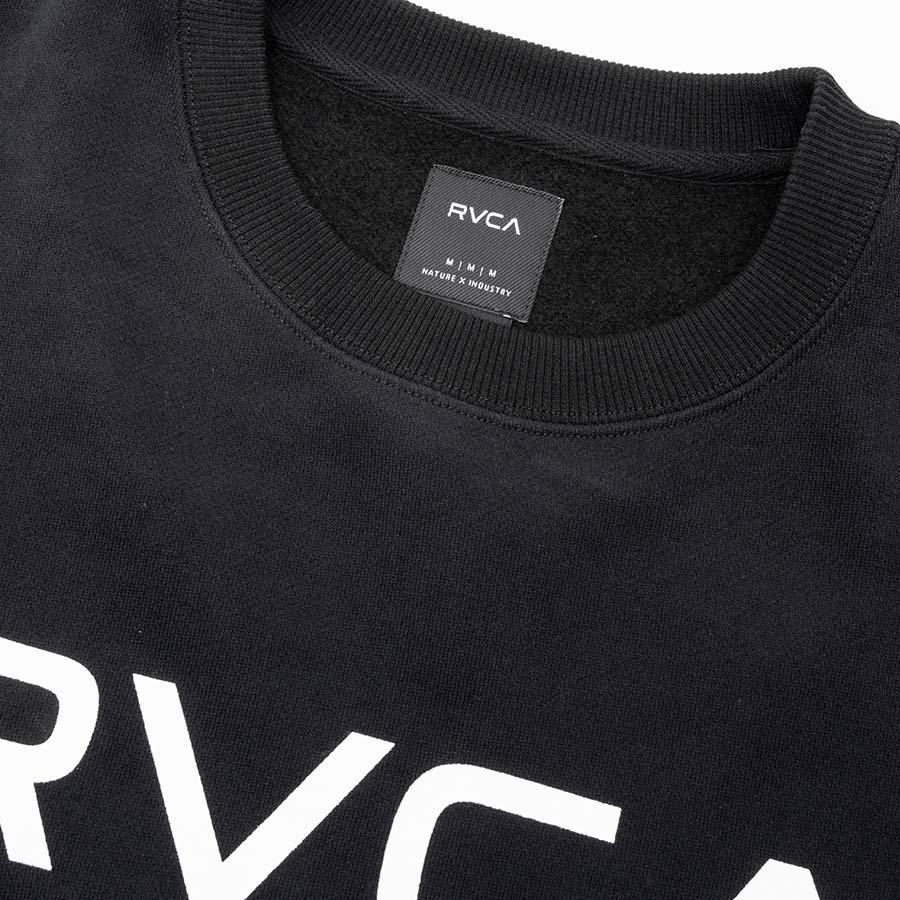 RVCA（ルーカ） 正規品 裏起毛 メンズ 丸首 トレーナー BD042-151 BIG 