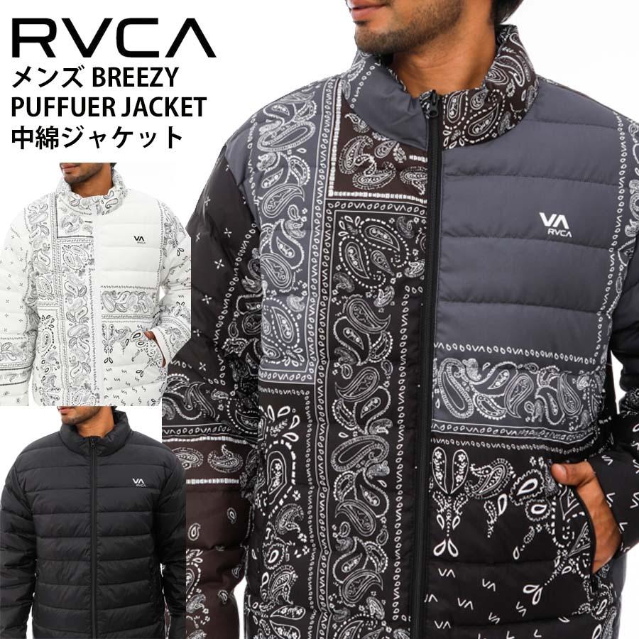 正規品 RVCA ルーカ 中綿入り ジャケット BD042-784 BREEZY PUFFER JACKET メンズ ジャケット BD042784 バンダナ バンダナ柄 ペイズリー ペイズリー柄 USサイズ｜screamer｜02