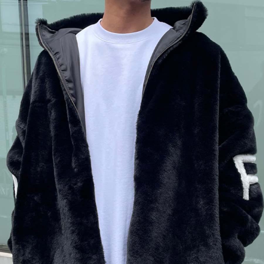 RVCA（ルーカ） 正規品 メンズ ジップアップ パーカー フェイクファー