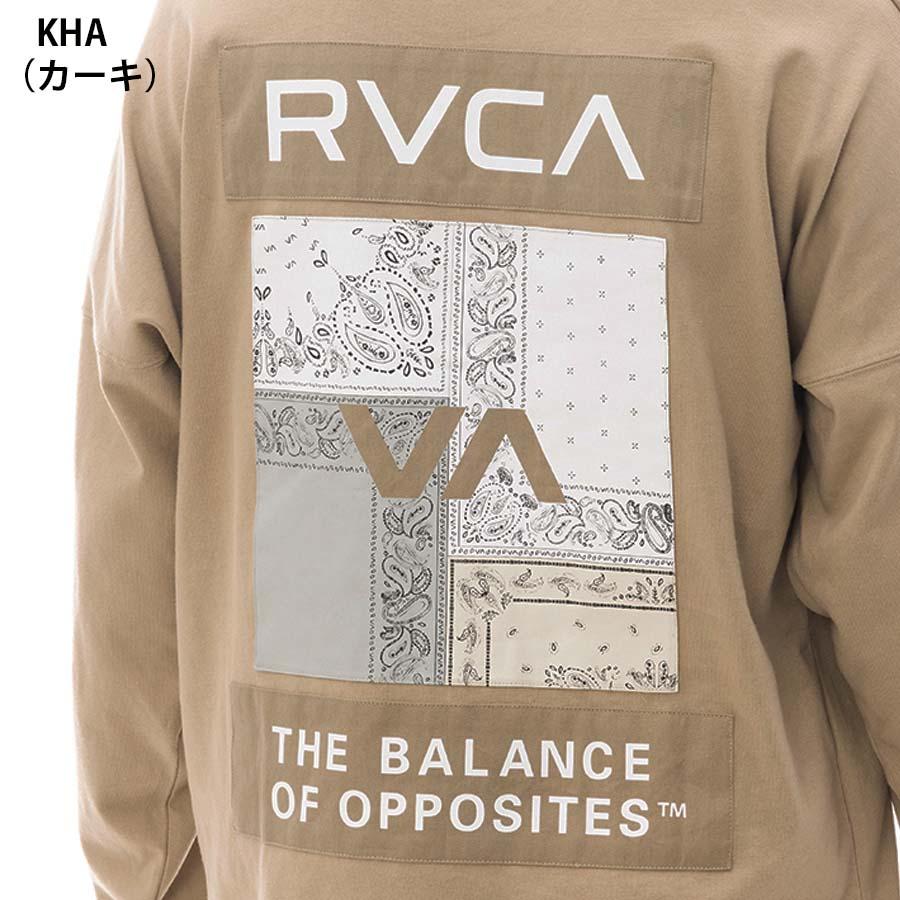 正規品 RVCA ルーカ メンズ ドロップショルダー ヘビーウェイト ロングスリーブＴシャツ 長袖 Tシャツ ロンＴ BE041-058 BANDANA LS TEE BE041058 ルカ｜screamer｜18